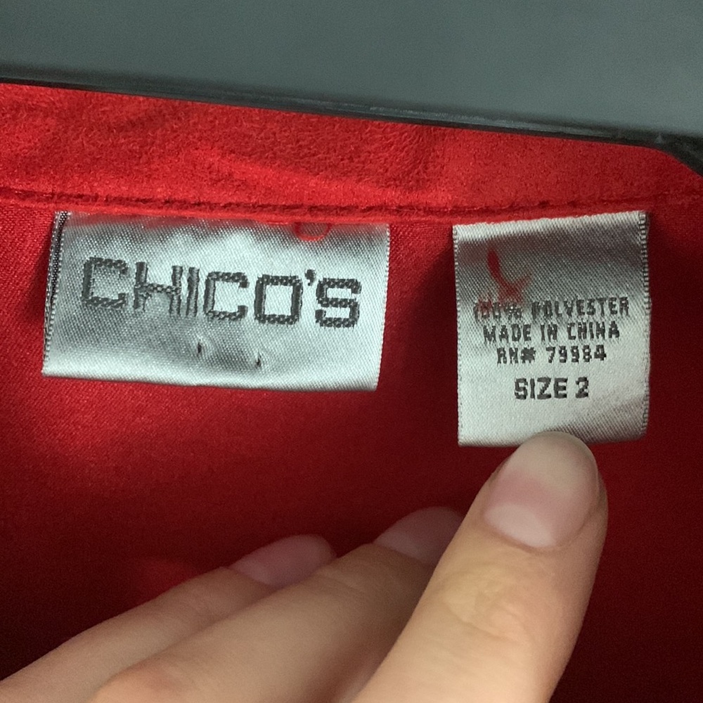 Chico's Scarlet Utility Jacket - Picture 6 of 10